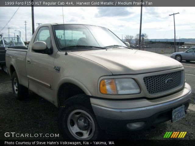 1999 Ford F150 XLT Regular Cab 4x4 in Harvest Gold Metallic