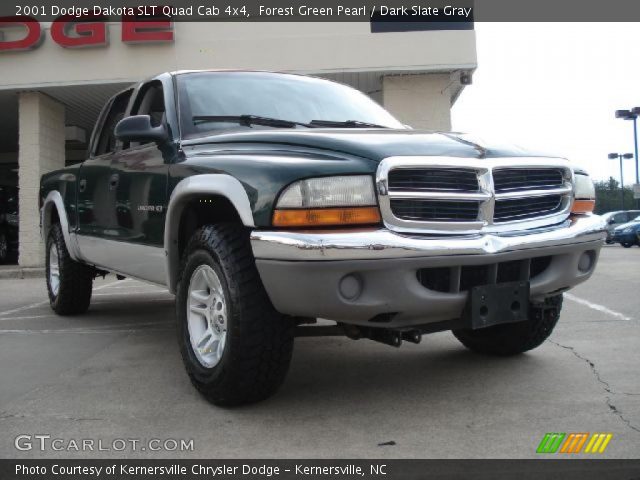 2001 Dodge Dakota SLT Quad Cab 4x4 in Forest Green Pearl
