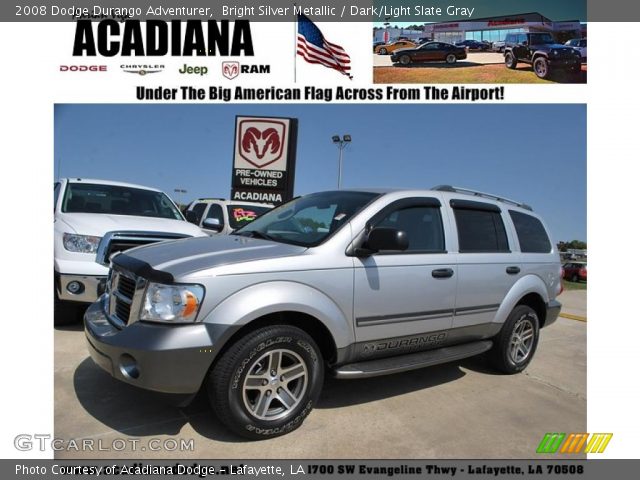 2008 Dodge Durango Adventurer in Bright Silver Metallic