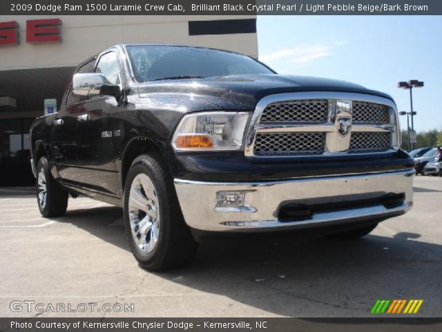 2009 Dodge Ram 1500 Laramie Crew Cab in Brilliant Black Crystal Pearl