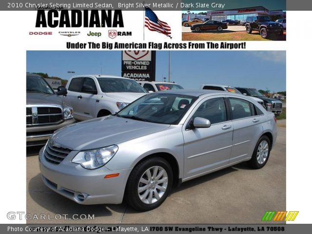 2010 Chrysler Sebring Limited Sedan in Bright Silver Metallic