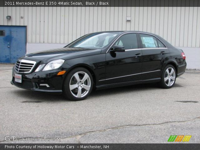 2011 Mercedes-Benz E 350 4Matic Sedan in Black