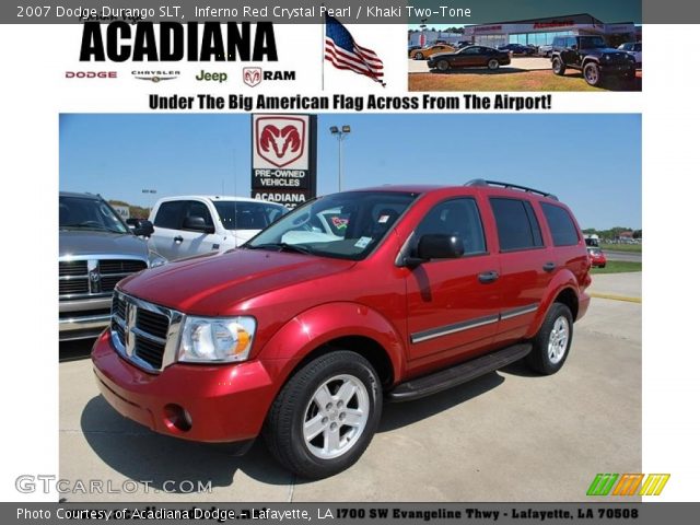 2007 Dodge Durango SLT in Inferno Red Crystal Pearl