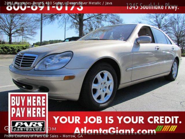 2001 Mercedes-Benz S 430 Sedan in Desert Silver Metallic