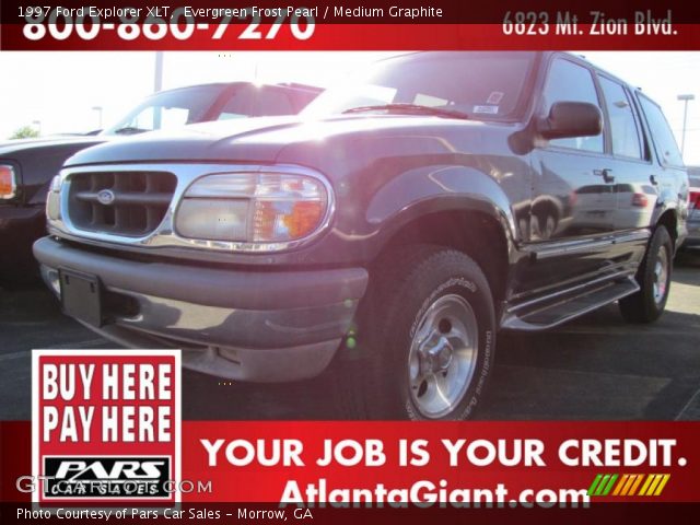 1997 Ford Explorer XLT in Evergreen Frost Pearl