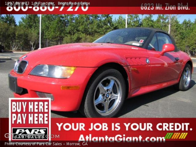 1997 BMW Z3 1.9 Roadster in Bright Red