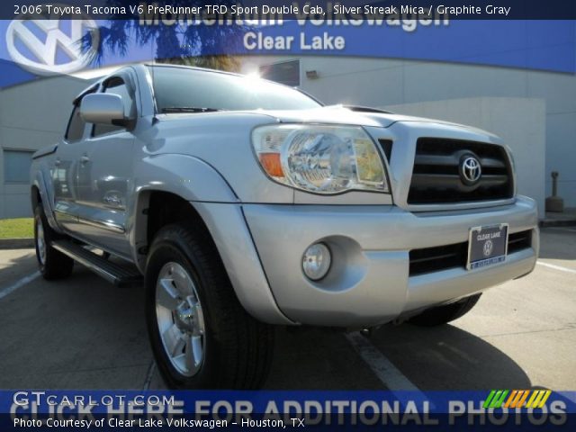 2006 Toyota Tacoma V6 PreRunner TRD Sport Double Cab in Silver Streak Mica