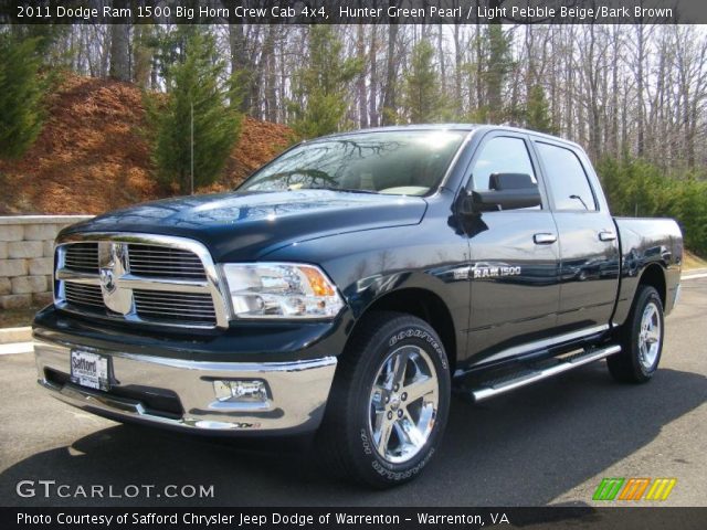2011 Dodge Ram 1500 Big Horn Crew Cab 4x4 in Hunter Green Pearl