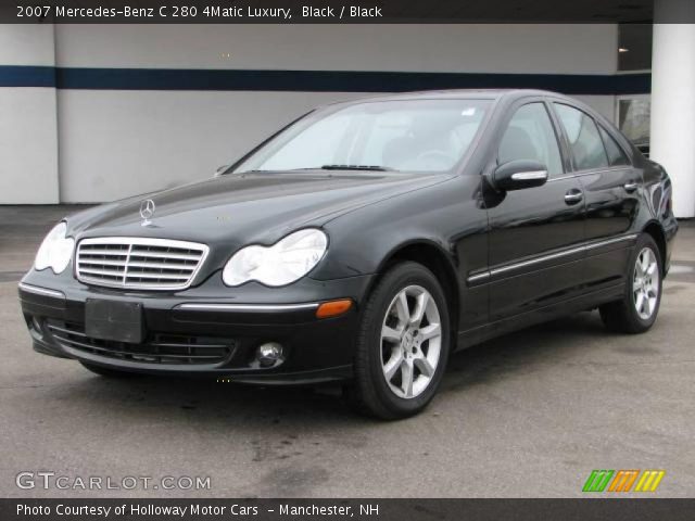 2007 Mercedes-Benz C 280 4Matic Luxury in Black