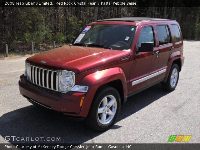 2008 Jeep Liberty Limited in Red Rock Crystal Pearl
