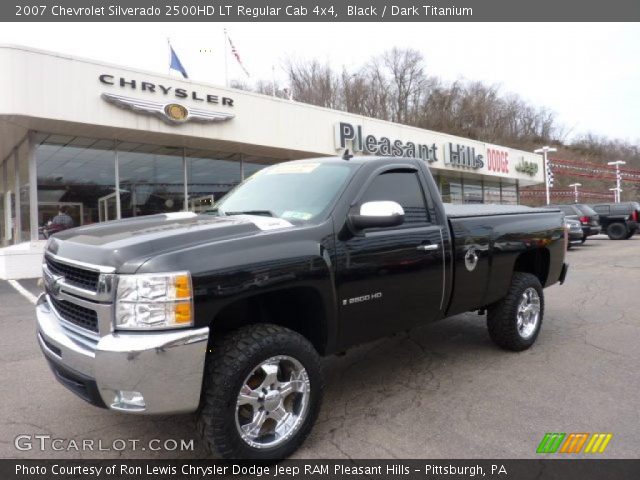 2007 Chevrolet Silverado 2500HD LT Regular Cab 4x4 in Black