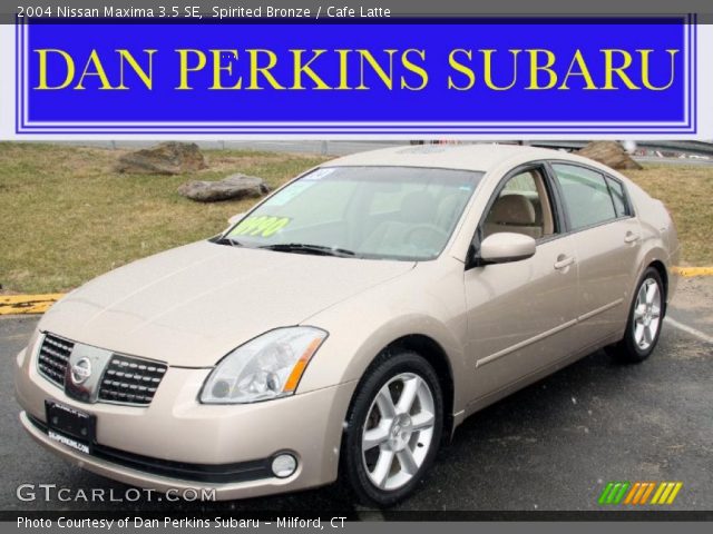 2004 Nissan Maxima 3.5 SE in Spirited Bronze