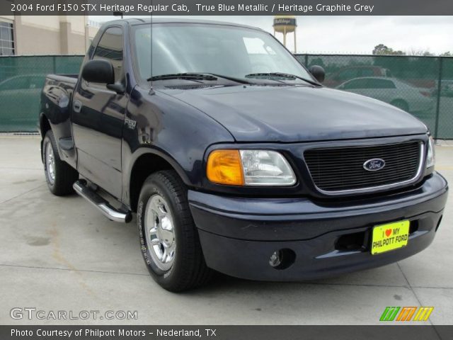 2004 Ford F150 STX Heritage Regular Cab in True Blue Metallic