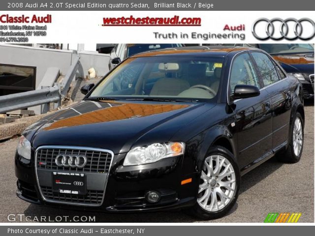 2008 Audi A4 2.0T Special Edition quattro Sedan in Brilliant Black