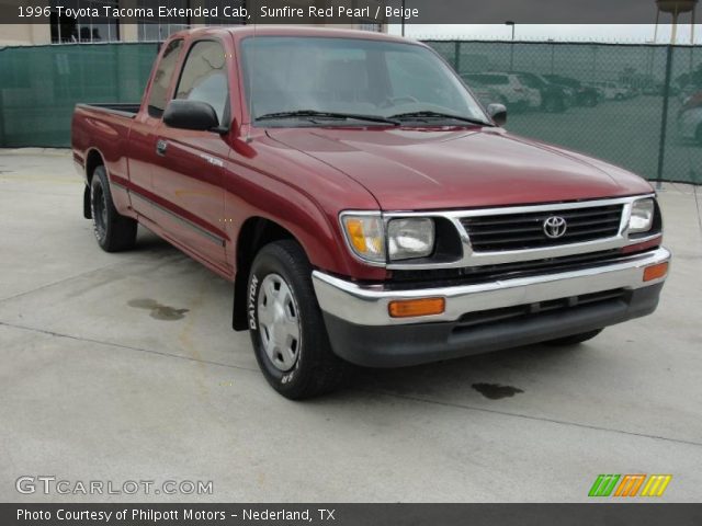 1996 Toyota Tacoma Extended Cab in Sunfire Red Pearl