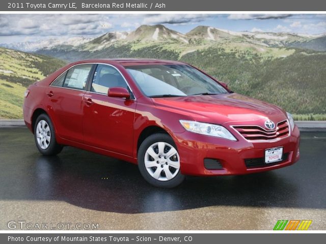 2011 Toyota Camry LE in Barcelona Red Metallic