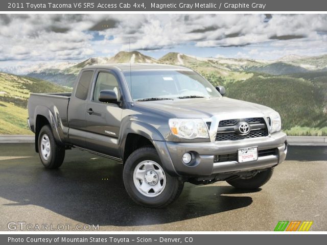2011 Toyota Tacoma V6 SR5 Access Cab 4x4 in Magnetic Gray Metallic