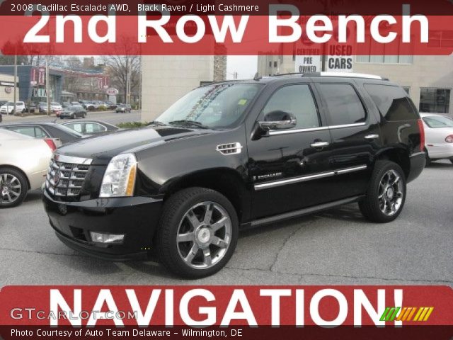 2008 Cadillac Escalade AWD in Black Raven