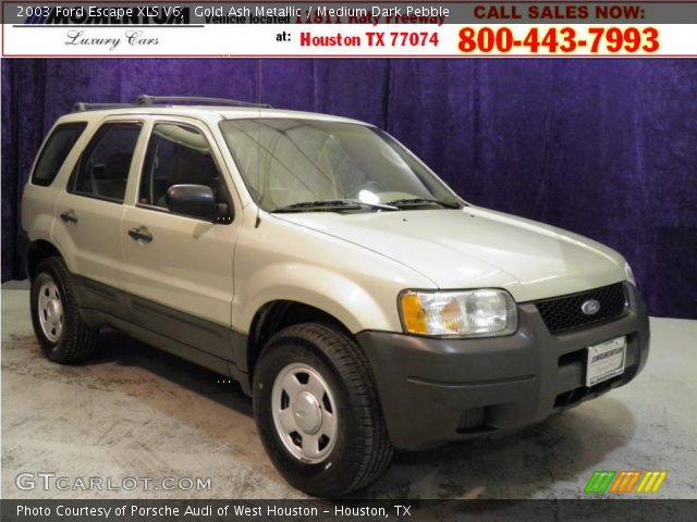 2003 Ford Escape XLS V6 in Gold Ash Metallic