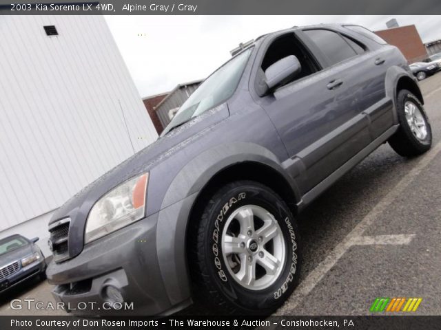 2003 Kia Sorento LX 4WD in Alpine Gray