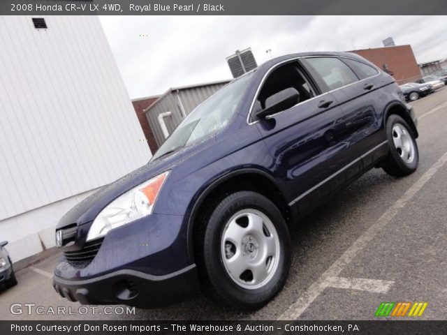 2008 Honda CR-V LX 4WD in Royal Blue Pearl