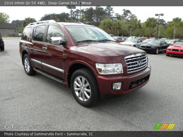 2010 Infiniti QX 56 4WD in Deep Garnet Red
