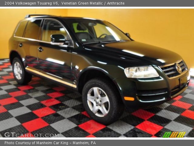 2004 Volkswagen Touareg V6 in Venetian Green Metallic