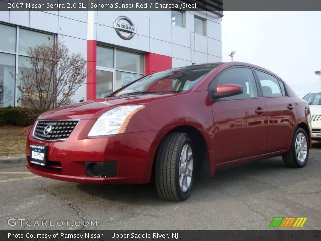 2007 Nissan Sentra 2.0 SL in Sonoma Sunset Red