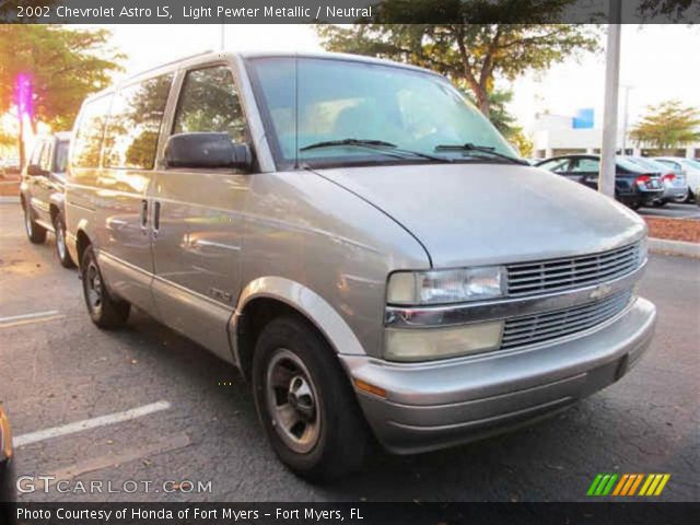 2002 Chevrolet Astro LS in Light Pewter Metallic