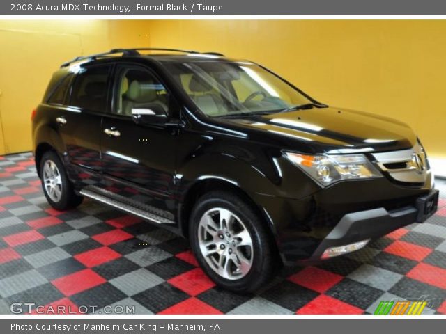 2008 Acura MDX Technology in Formal Black