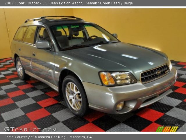 2003 Subaru Outback L.L. Bean Edition Wagon in Seamist Green Pearl