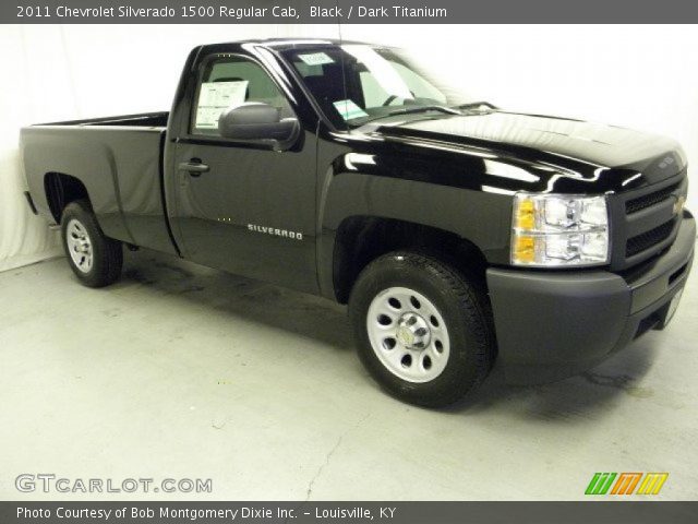 2011 Chevrolet Silverado 1500 Regular Cab in Black