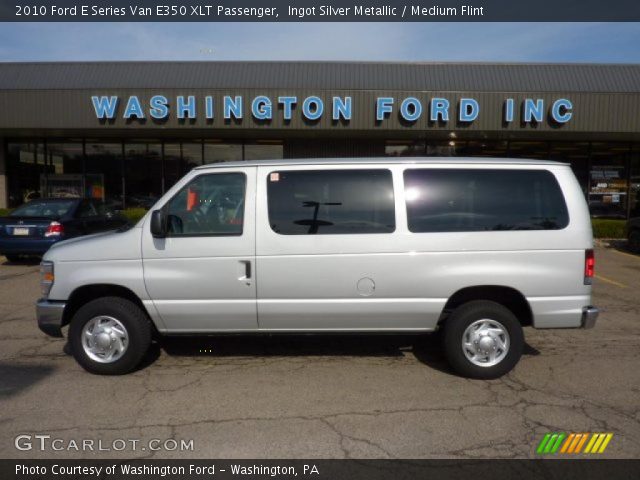 2010 Ford E Series Van E350 XLT Passenger in Ingot Silver Metallic