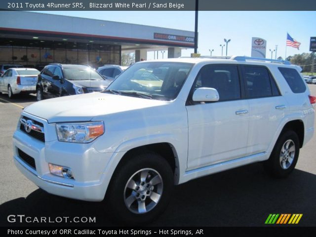 2011 Toyota 4Runner SR5 in Blizzard White Pearl