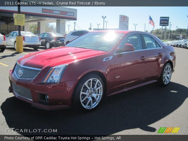 2011 Cadillac CTS -V Sedan in Crystal Red Tintcoat