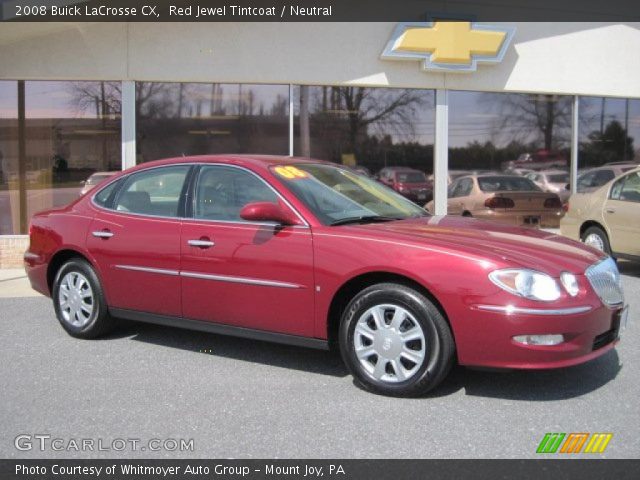 2008 Buick LaCrosse CX in Red Jewel Tintcoat