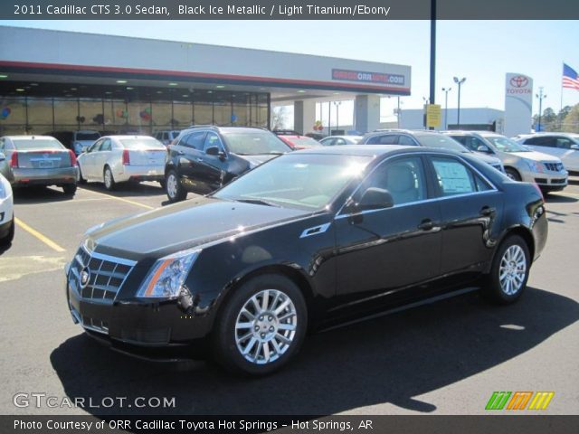 2011 Cadillac CTS 3.0 Sedan in Black Ice Metallic