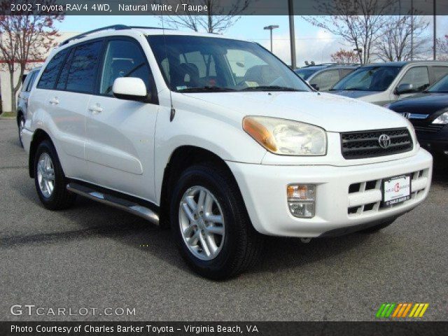 2002 Toyota RAV4 4WD in Natural White