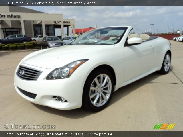 2011 Infiniti G 37 Convertible in Moonlight White