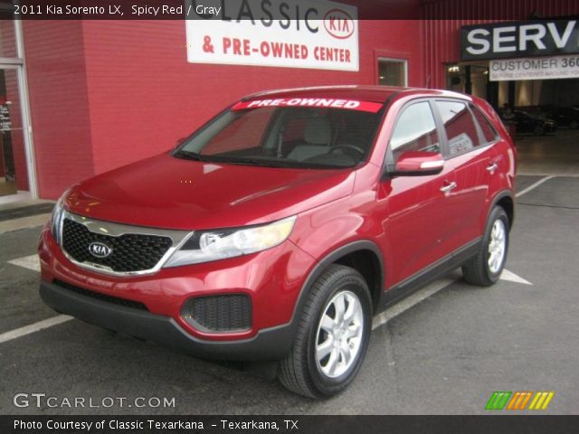 2011 Kia Sorento LX in Spicy Red