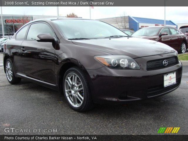 2008 Scion tC  in Sizzling Crimson Red Mica