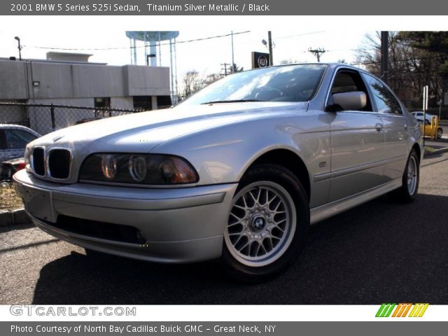 2001 BMW 5 Series 525i Sedan in Titanium Silver Metallic