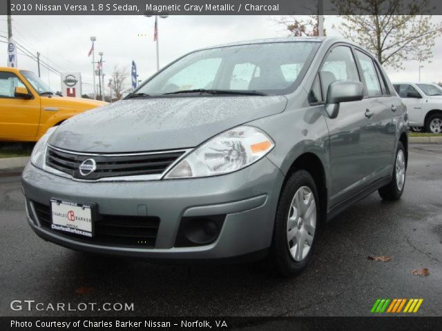2010 Nissan Versa 1.8 S Sedan in Magnetic Gray Metallic