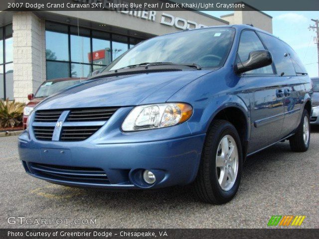 2007 Dodge Grand Caravan SXT in Marine Blue Pearl