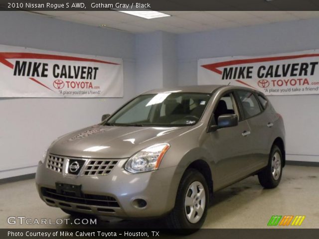 2010 Nissan Rogue S AWD in Gotham Gray