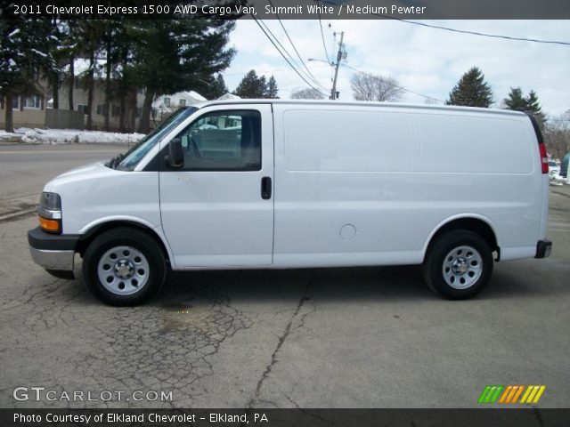 2011 Chevrolet Express 1500 AWD Cargo Van in Summit White