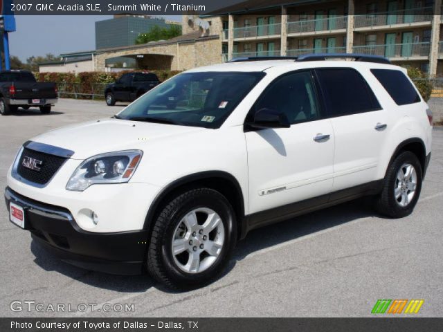 2007 GMC Acadia SLE in Summit White