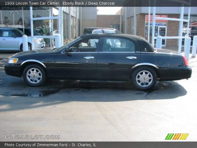 1999 Lincoln Town Car Cartier in Ebony Black