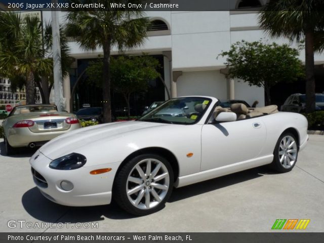 2006 Jaguar XK XK8 Convertible in White Onyx