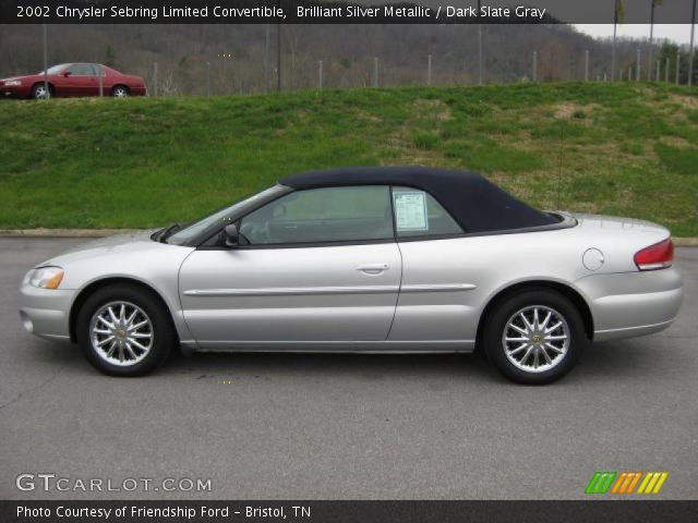 2002 Chrysler Sebring Limited Convertible in Brilliant Silver Metallic